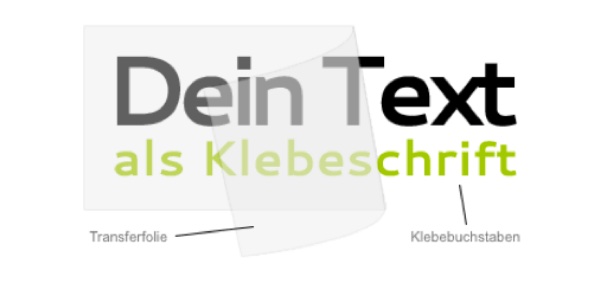 Autoaufkleber mit Klebeschrift online bestellen